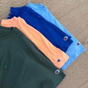 Lot of 4 Mens Champion C9 Logo Tees Shirts Summer Athletic Size Medium